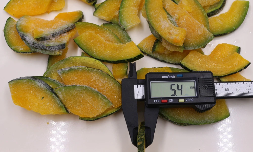 frozen pumpkin golden color