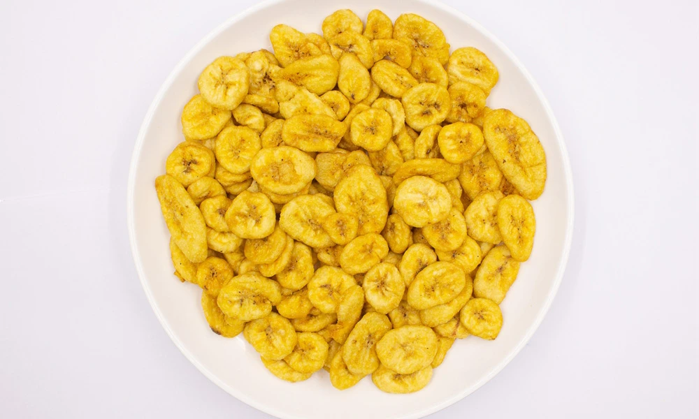Vacuum Fried Banana chips convenient