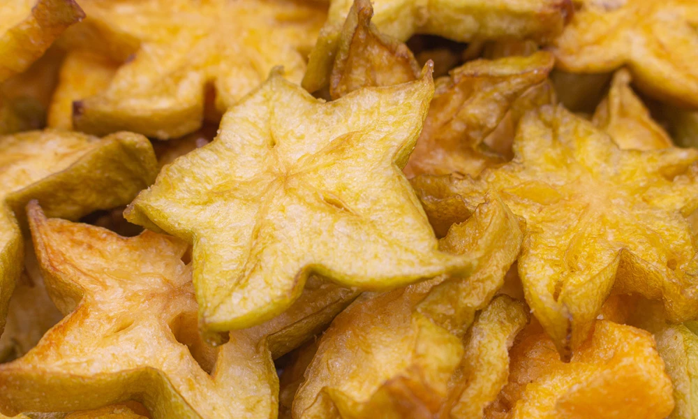 Vacuum Fried Starfruit chips cheap product-1000-600
