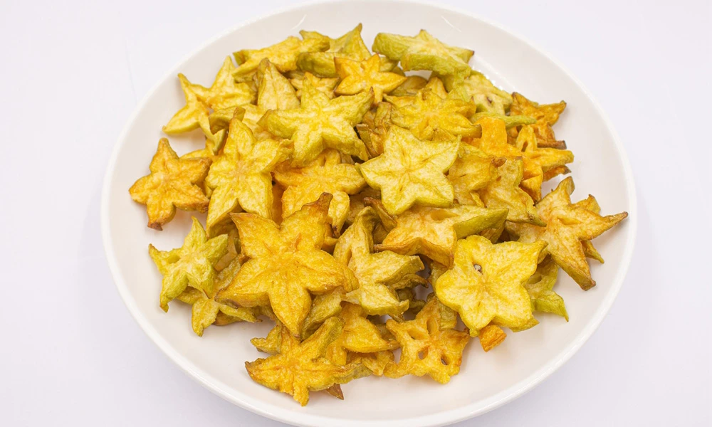 Vacuum Fried Starfruit chips high quality product-1000-600
